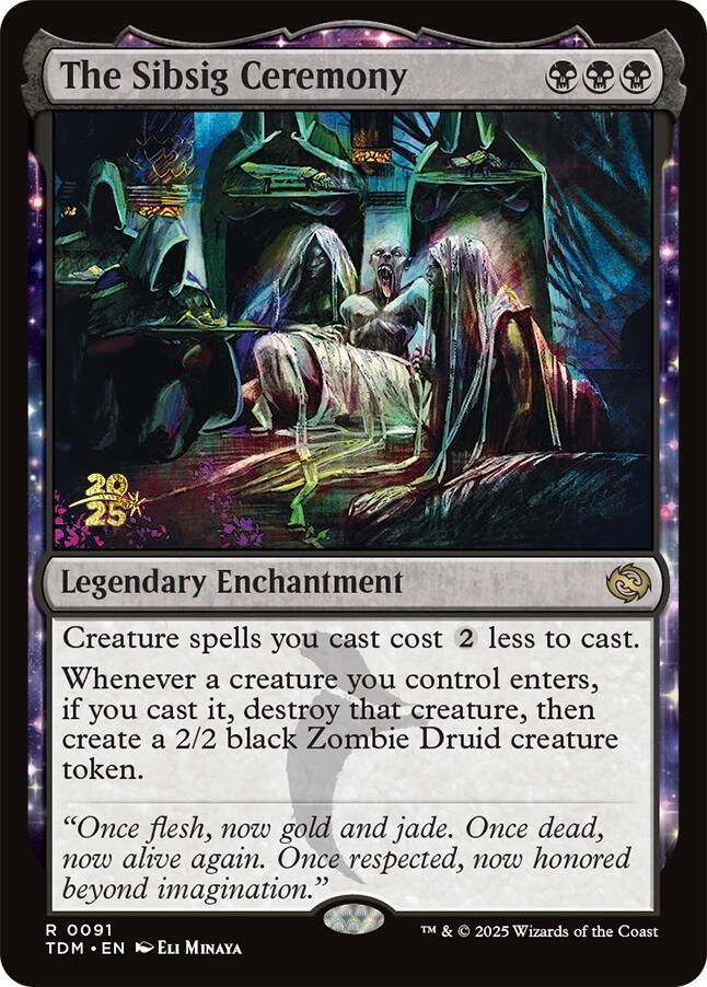 The Sibsig Ceremony [Tarkir: Dragonstorm Prerelease Promos] | Card Merchant Takapuna