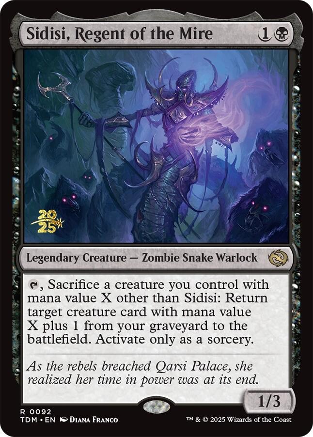 Sidisi, Regent of the Mire [Tarkir: Dragonstorm Prerelease Promos] | Card Merchant Takapuna