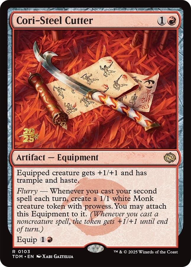 Cori-Steel Cutter [Tarkir: Dragonstorm Prerelease Promos] | Card Merchant Takapuna