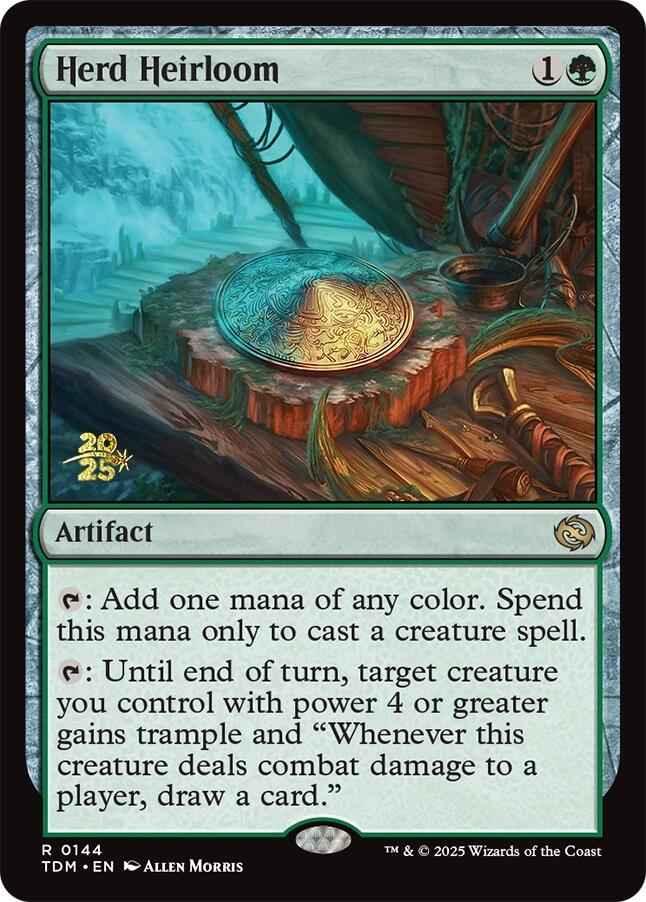 Herd Heirloom [Tarkir: Dragonstorm Prerelease Promos] | Card Merchant Takapuna