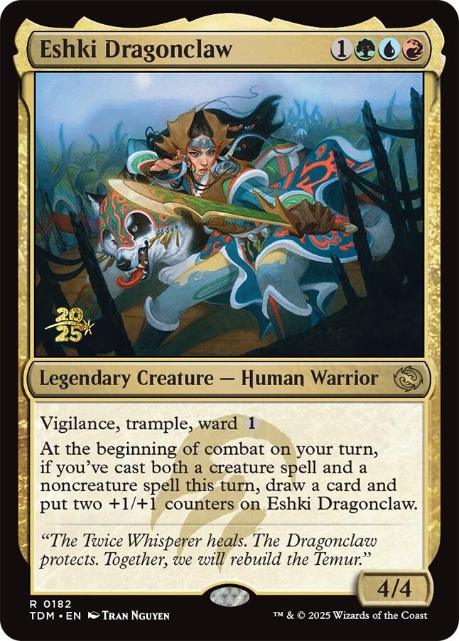 Eshki Dragonclaw [Tarkir: Dragonstorm Prerelease Promos] | Card Merchant Takapuna