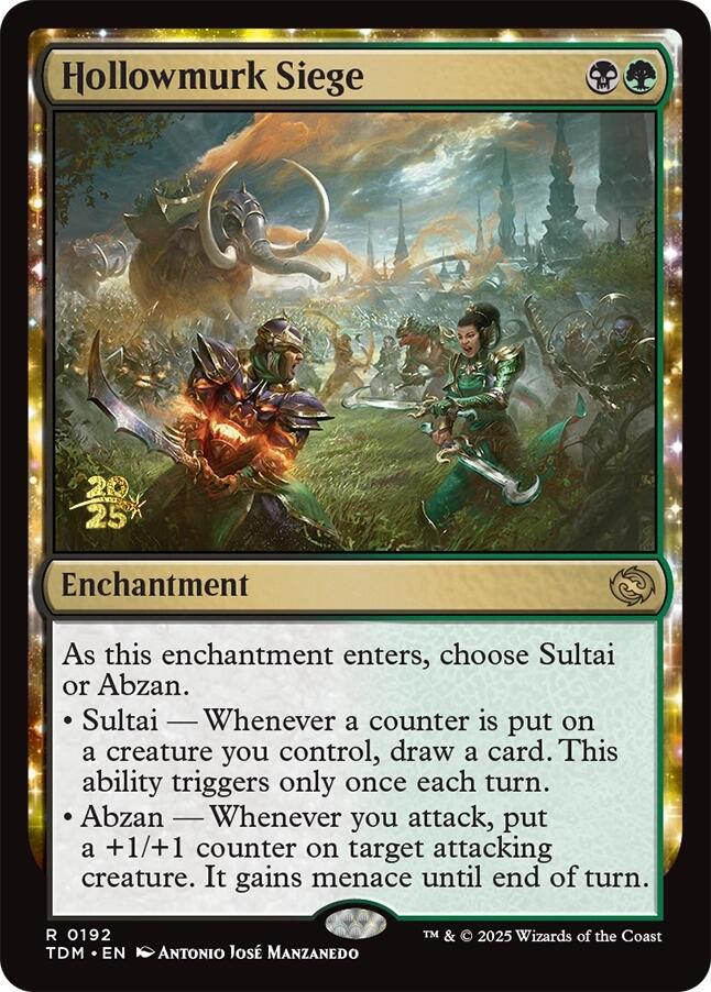 Hollowmurk Siege [Tarkir: Dragonstorm Prerelease Promos] | Card Merchant Takapuna