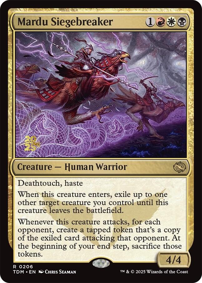 Mardu Siegebreaker [Tarkir: Dragonstorm Prerelease Promos] | Card Merchant Takapuna
