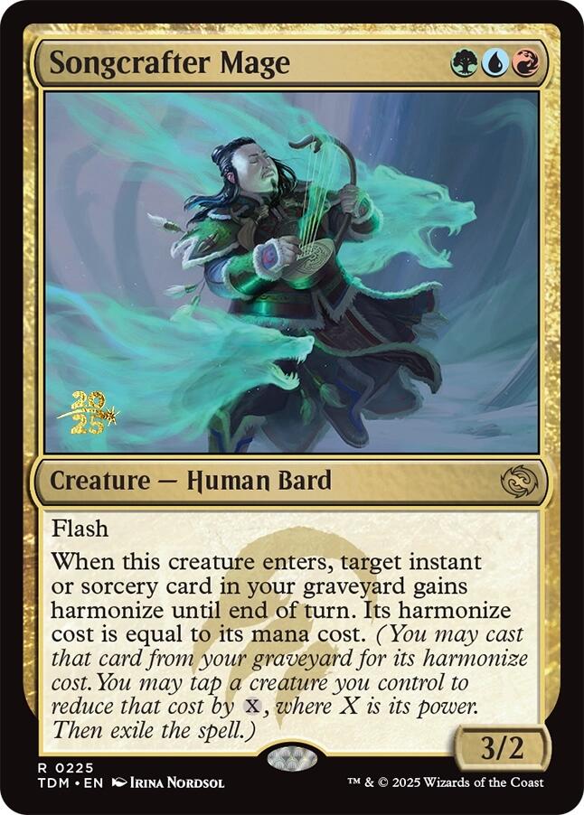 Songcrafter Mage [Tarkir: Dragonstorm Prerelease Promos] | Card Merchant Takapuna