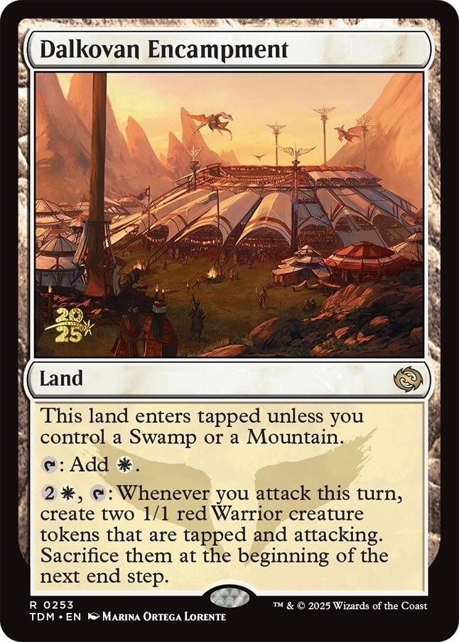 Dalkovan Encampment [Tarkir: Dragonstorm Prerelease Promos] | Card Merchant Takapuna