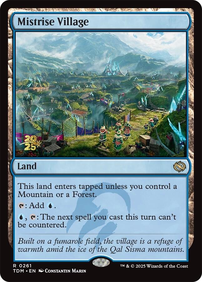 Mistrise Village [Tarkir: Dragonstorm Prerelease Promos] | Card Merchant Takapuna
