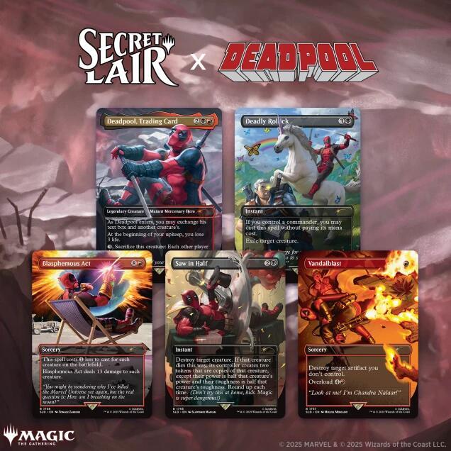 Secret Lair Drop: Secret Lair x Marvel's Deadpool - Non-Foil Edition - Secret Lair Drop Series (SLD)