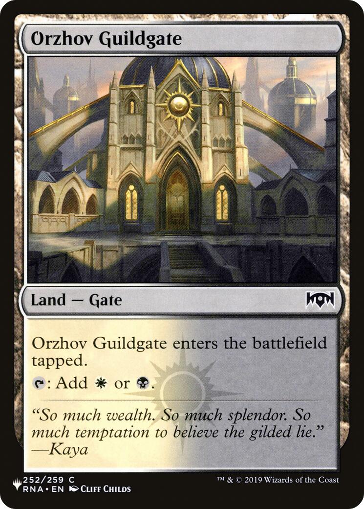 Orzhov Guildgate [The List] | Card Merchant Takapuna