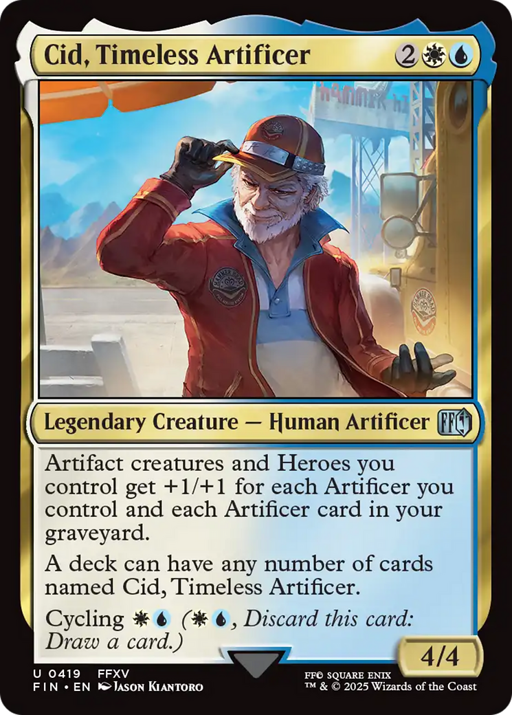 Cid, Timeless Artificer (0419) [FINAL FANTASY] | Card Merchant Takapuna