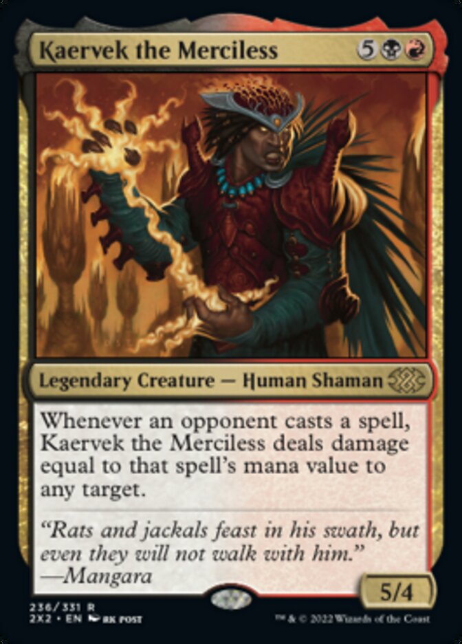 Kaervek the Merciless [Double Masters 2022] | Card Merchant Takapuna