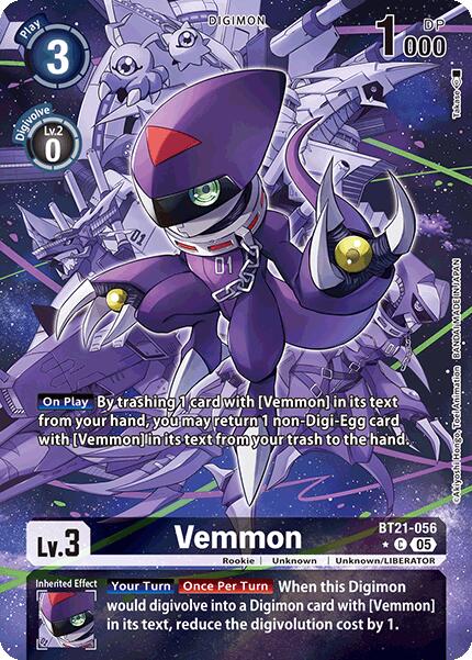 Vemmon [BT21-056] (Alternate Art) [World Convergence] | Card Merchant Takapuna