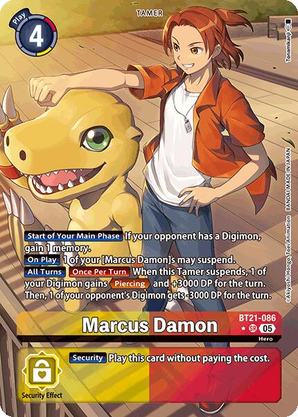 Marcus Damon [BT21-086] (Alternate Art) [World Convergence] | Card Merchant Takapuna