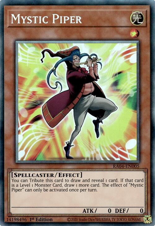Mystic Piper [RA04-EN005] Prismatic Collector's Rare | Card Merchant Takapuna