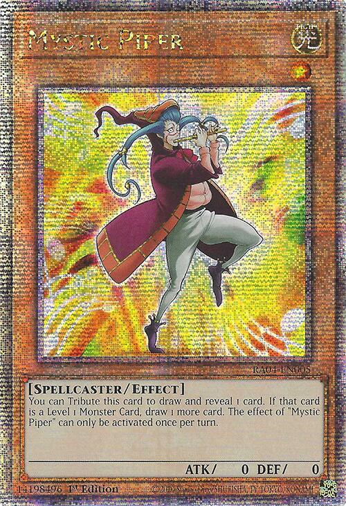 Mystic Piper [RA04-EN005] Quarter Century Secret Rare | Card Merchant Takapuna