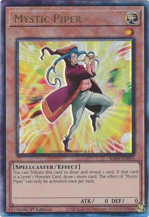 Mystic Piper [RA04-EN005] Prismatic Ultimate Rare | Card Merchant Takapuna