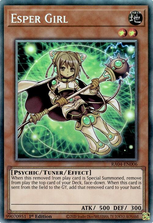 Esper Girl [RA04-EN006] Prismatic Collector's Rare | Card Merchant Takapuna