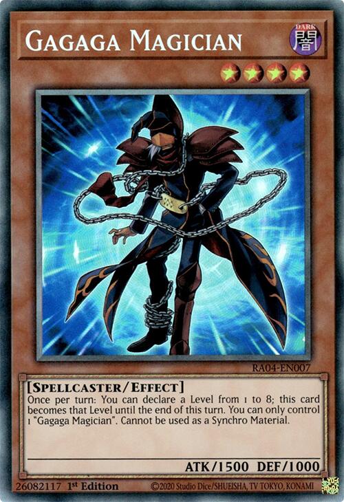 Gagaga Magician [RA04-EN007] Prismatic Collector's Rare | Card Merchant Takapuna