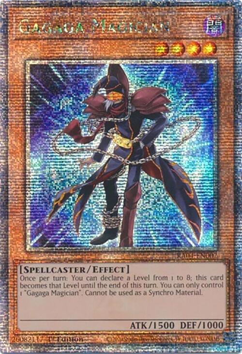 Gagaga Magician [RA04-EN007] Quarter Century Secret Rare | Card Merchant Takapuna