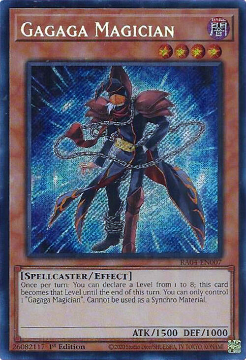 Gagaga Magician [RA04-EN007] Secret Rare | Card Merchant Takapuna