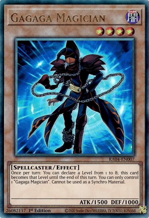 Gagaga Magician [RA04-EN007] Prismatic Ultimate Rare | Card Merchant Takapuna