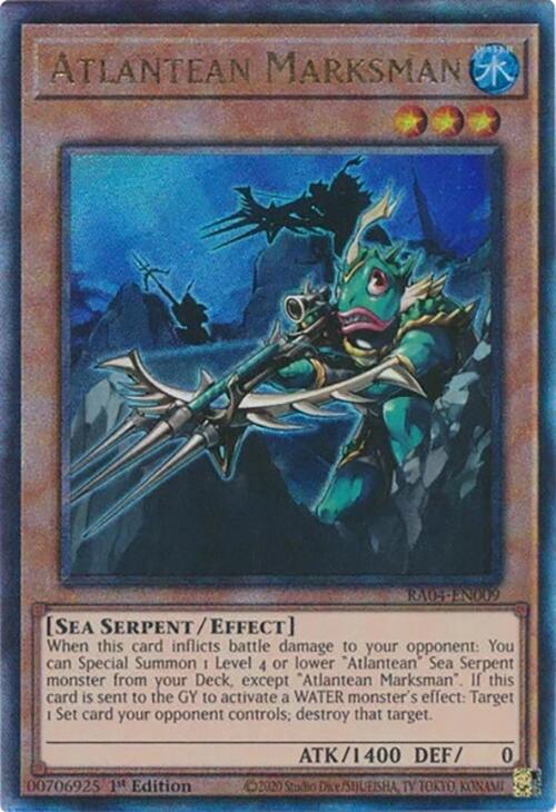 Atlantean Marksman [RA04-EN009] Prismatic Ultimate Rare | Card Merchant Takapuna
