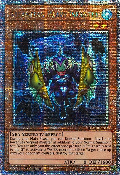 Atlantean Heavy Infantry [RA04-EN010] Quarter Century Secret Rare | Card Merchant Takapuna