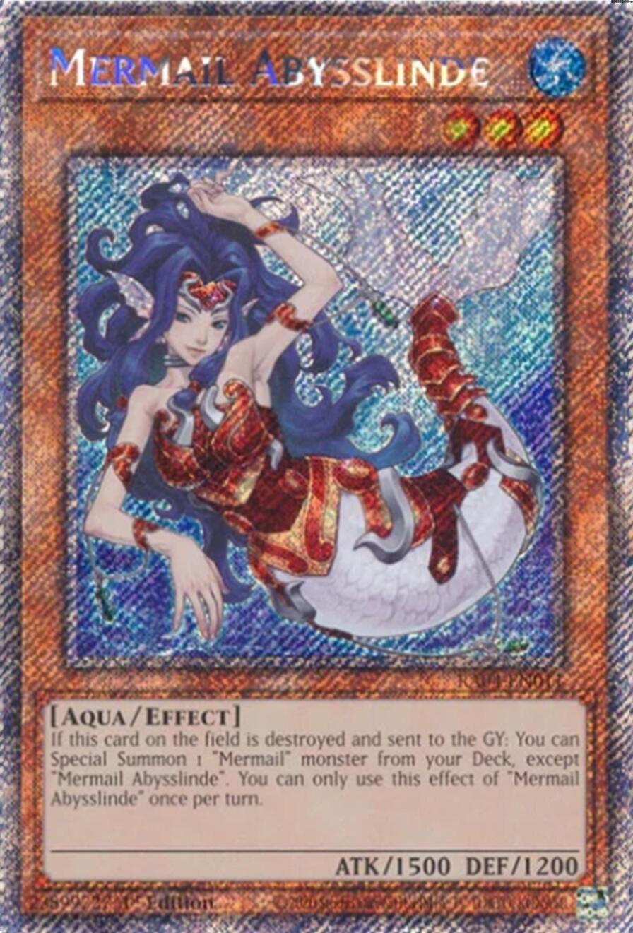 Mermail Abysslinde [RA04-EN011] Platinum Secret Rare | Card Merchant Takapuna