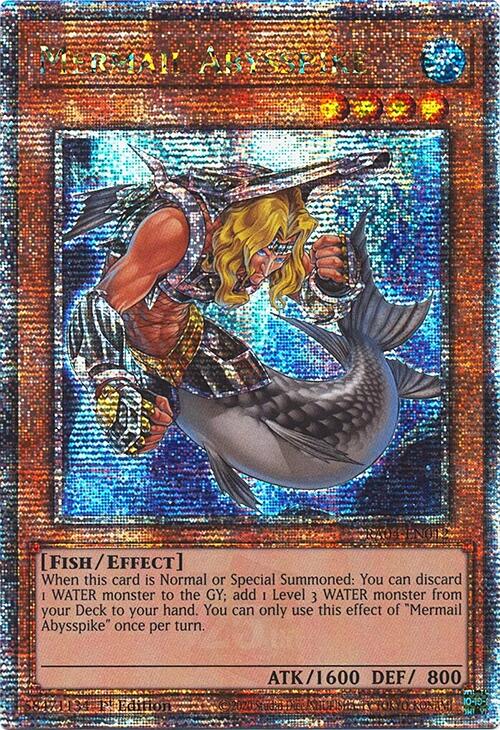 Mermail Abysspike [RA04-EN012] Quarter Century Secret Rare | Card Merchant Takapuna