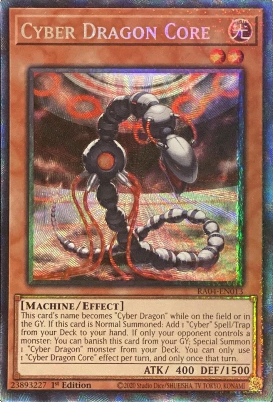 Cyber Dragon Core [RA04-EN013] Prismatic Collector's Rare | Card Merchant Takapuna