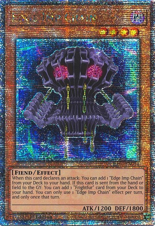 Edge Imp Chain [RA04-EN014] Quarter Century Secret Rare | Card Merchant Takapuna