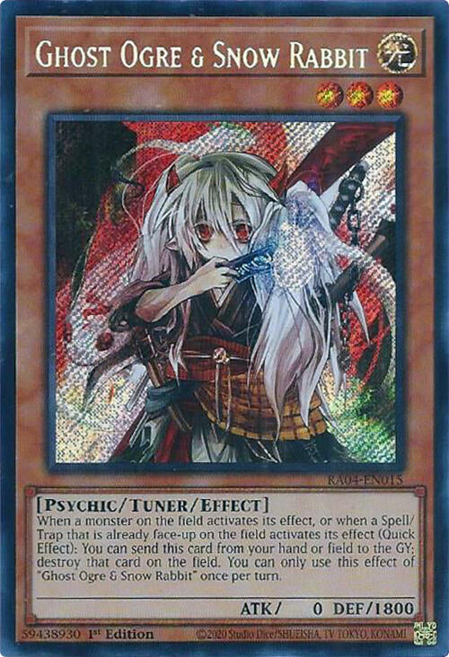 Ghost Ogre & Snow Rabbit [RA04-EN015] Secret Rare | Card Merchant Takapuna