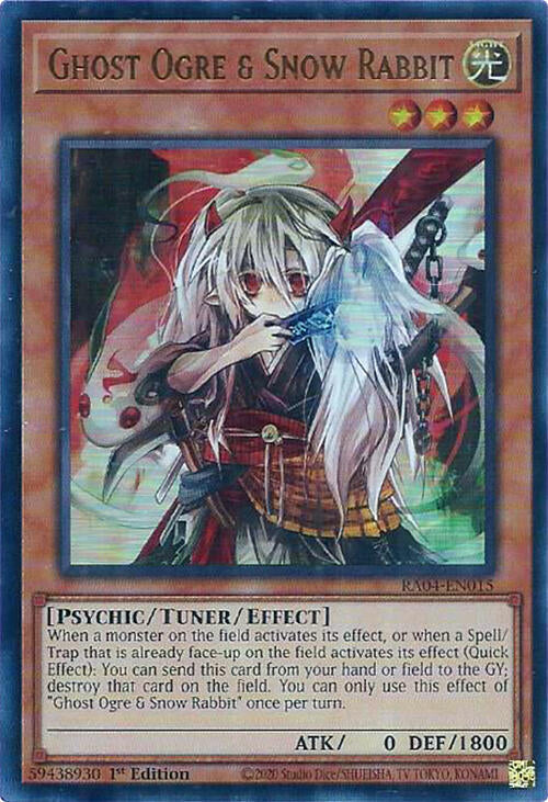 Ghost Ogre & Snow Rabbit [RA04-EN015] Ultra Rare | Card Merchant Takapuna