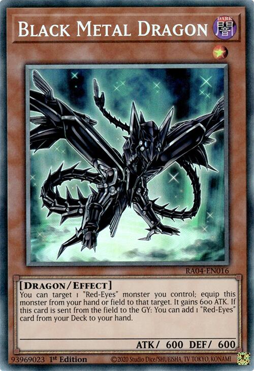 Black Metal Dragon [RA04-EN016] Prismatic Collector's Rare | Card Merchant Takapuna