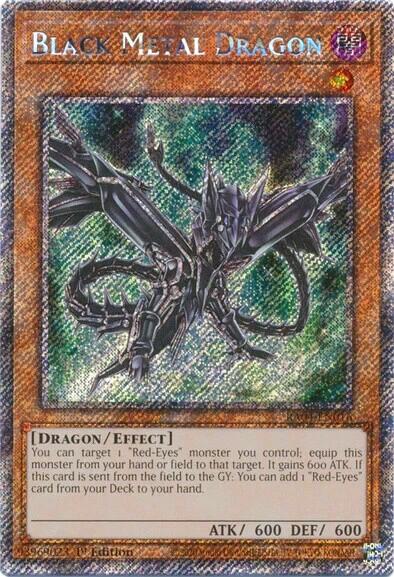 Black Metal Dragon [RA04-EN016] Platinum Secret Rare | Card Merchant Takapuna