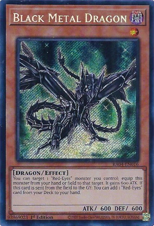 Black Metal Dragon [RA04-EN016] Secret Rare | Card Merchant Takapuna