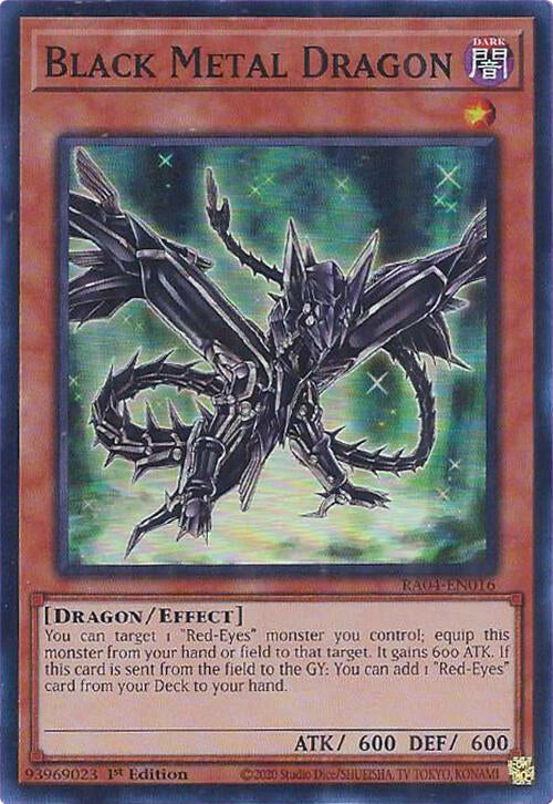 Black Metal Dragon [RA04-EN016] Super Rare | Card Merchant Takapuna
