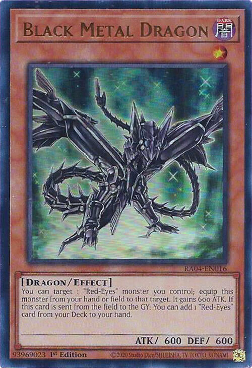 Black Metal Dragon [RA04-EN016] Ultra Rare | Card Merchant Takapuna
