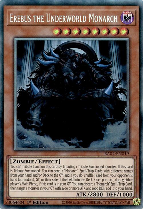 Erebus the Underworld Monarch [RA04-EN019] Prismatic Collector's Rare | Card Merchant Takapuna