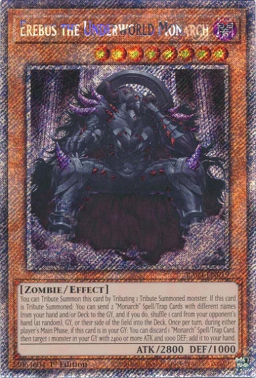 Erebus the Underworld Monarch [RA04-EN019] Platinum Secret Rare | Card Merchant Takapuna