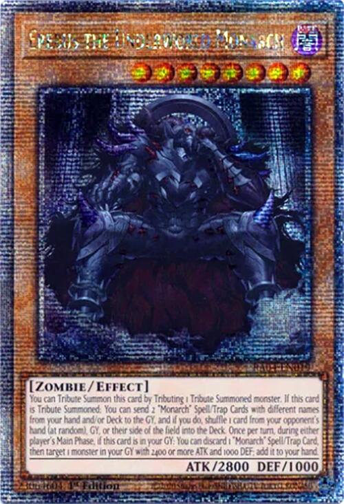 Erebus the Underworld Monarch [RA04-EN019] Quarter Century Secret Rare | Card Merchant Takapuna