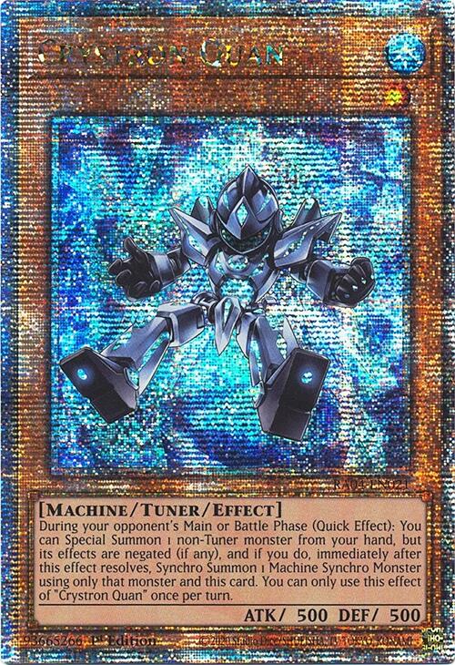 Crystron Quan [RA04-EN021] Quarter Century Secret Rare | Card Merchant Takapuna