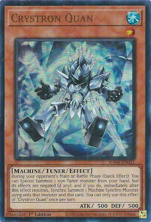 Crystron Quan [RA04-EN021] Ultra Rare | Card Merchant Takapuna