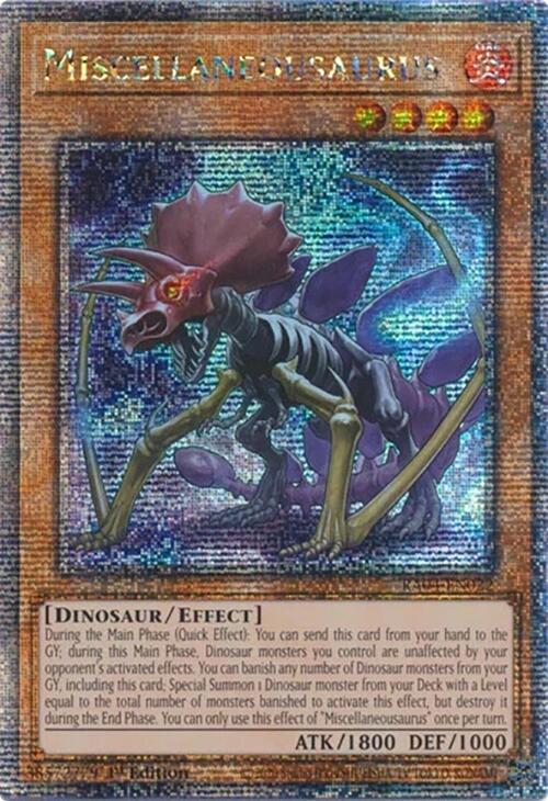 Miscellaneousaurus [RA04-EN022] Quarter Century Secret Rare | Card Merchant Takapuna
