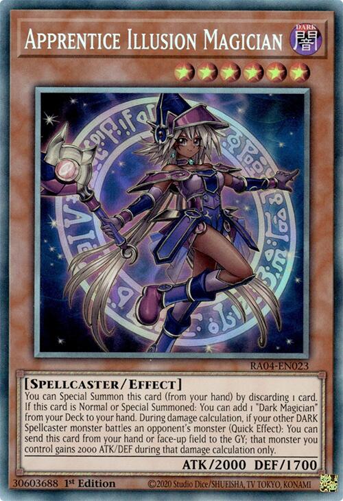 Apprentice Illusion Magician [RA04-EN023] Prismatic Collector's Rare | Card Merchant Takapuna