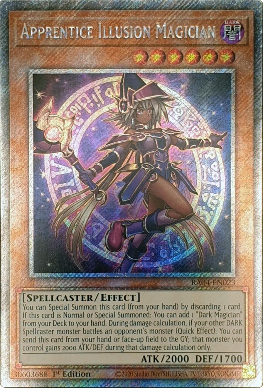Apprentice Illusion Magician [RA04-EN023] Platinum Secret Rare | Card Merchant Takapuna