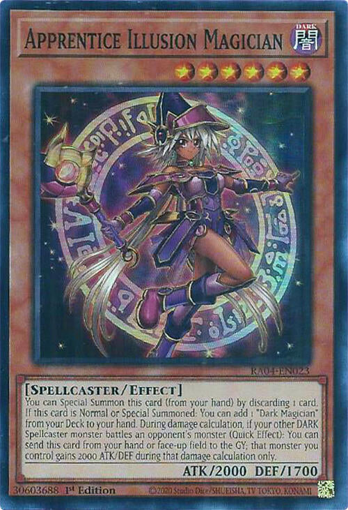 Apprentice Illusion Magician [RA04-EN023] Super Rare | Card Merchant Takapuna