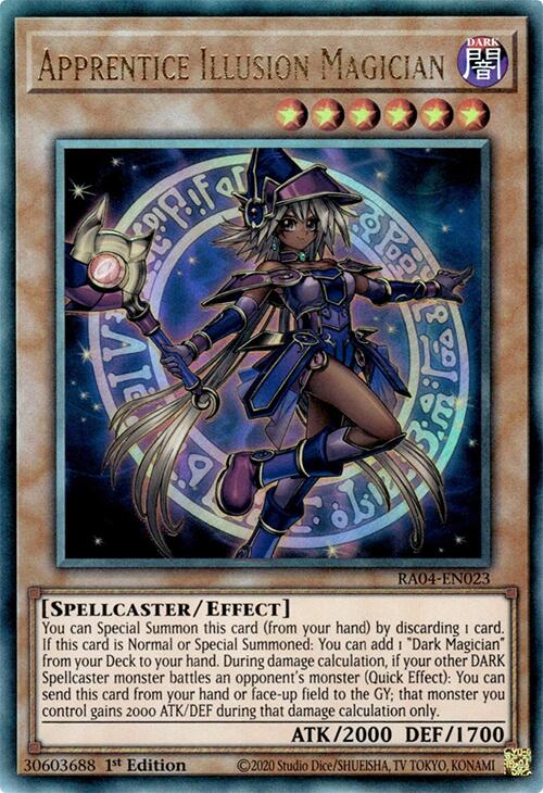 Apprentice Illusion Magician [RA04-EN023] Prismatic Ultimate Rare | Card Merchant Takapuna