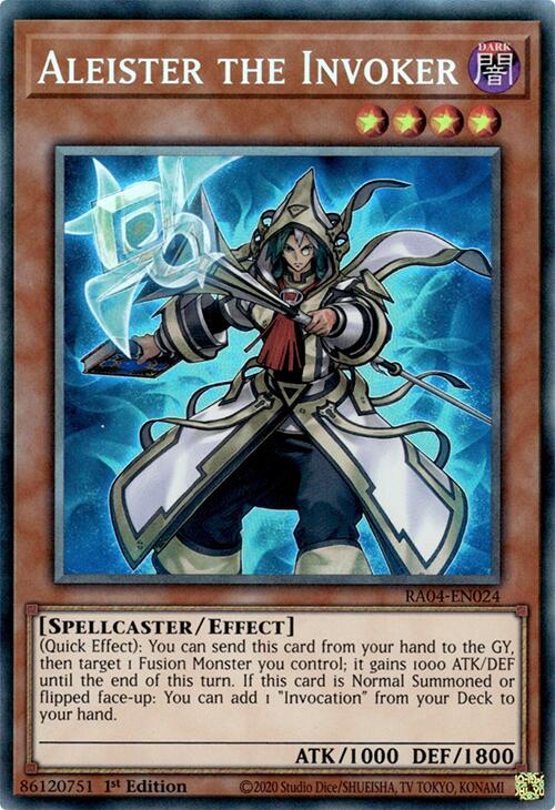 Aleister the Invoker (Alternate Art) [RA04-EN024] Prismatic Collector's Rare | Card Merchant Takapuna