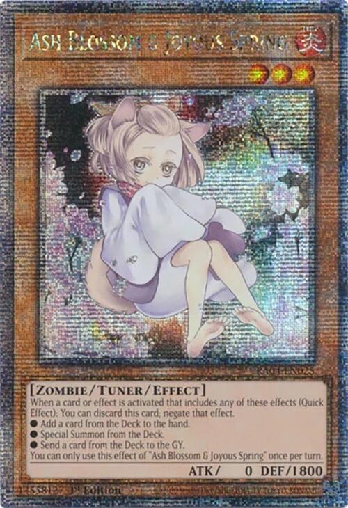 Ash Blossom & Joyous Spring (Alternate Art) [RA04-EN025] Quarter Century Secret Rare | Card Merchant Takapuna