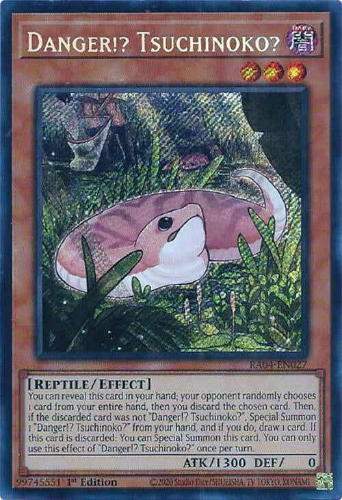 Danger!? Tsuchinoko? [RA04-EN027] Secret Rare | Card Merchant Takapuna